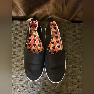 Women Black Slip-On Shoes